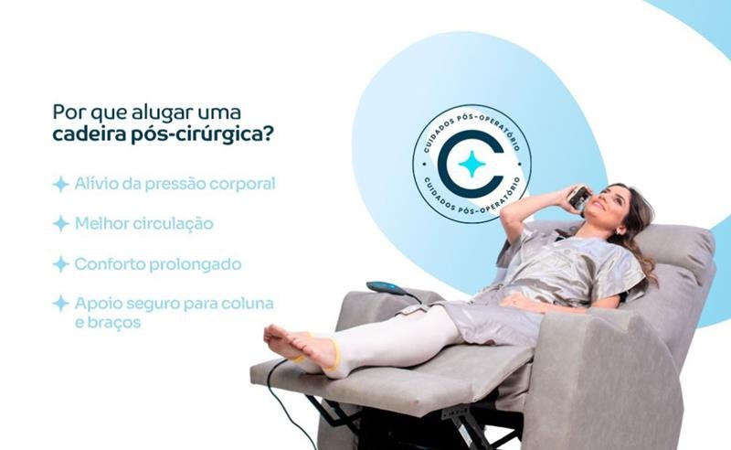 Poltronas para locação de pós operatório em Cuiabá